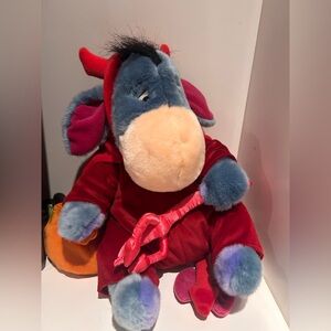 Disney store halloween eeyore plush